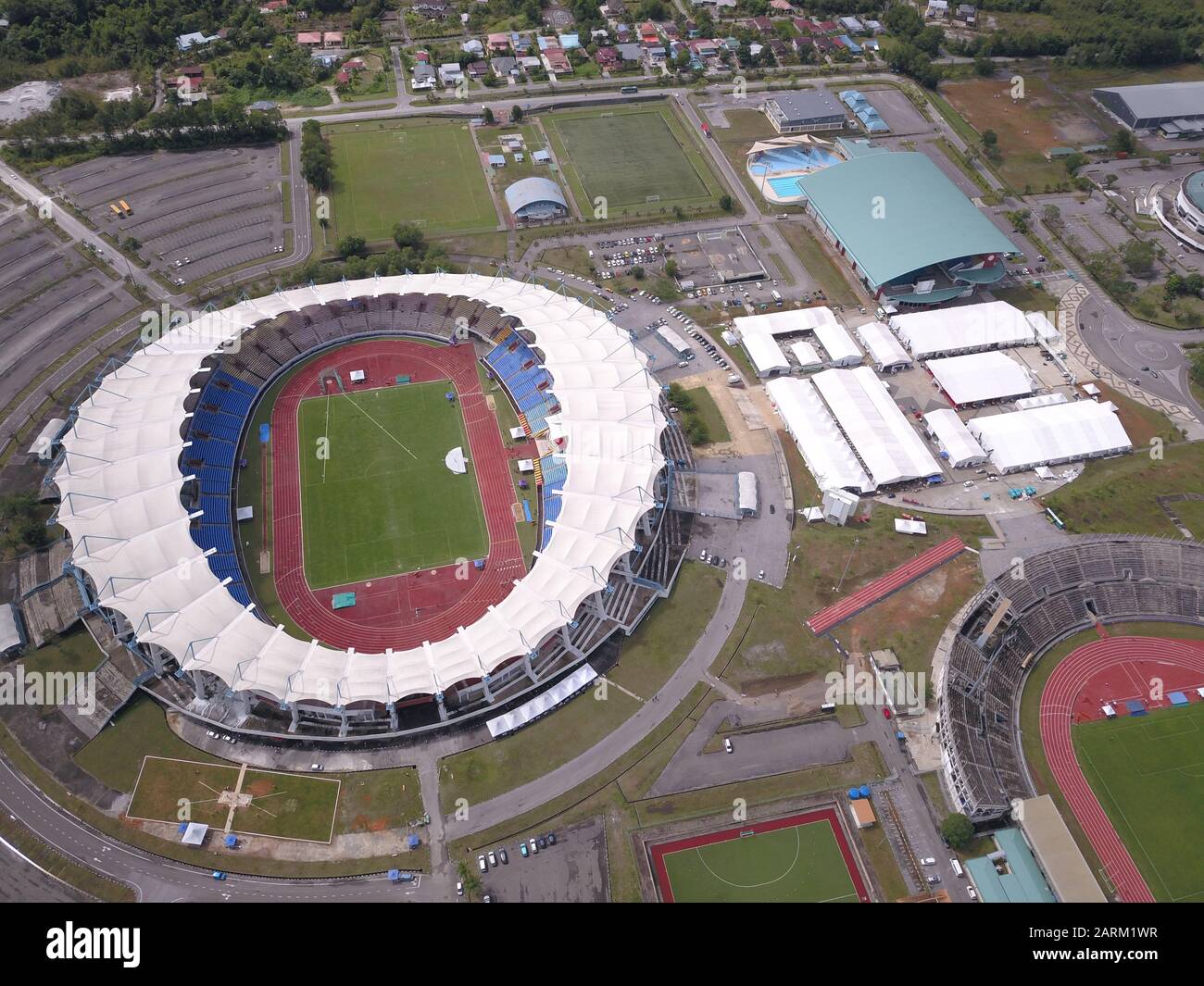 Kuching, Sarawak / Malaisie - 8 Novembre 2019: Le Stade Sarawak Banque D'Images