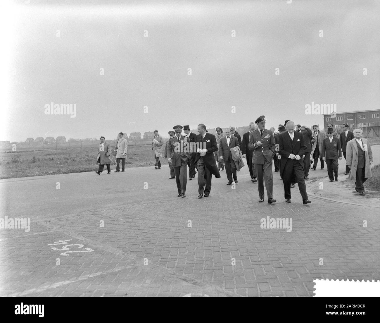 Visite du Shah aux Pays-Bas, 2ème jour, Visite des Breederfactories. Date : 21 Mai 1959 Banque D'Images