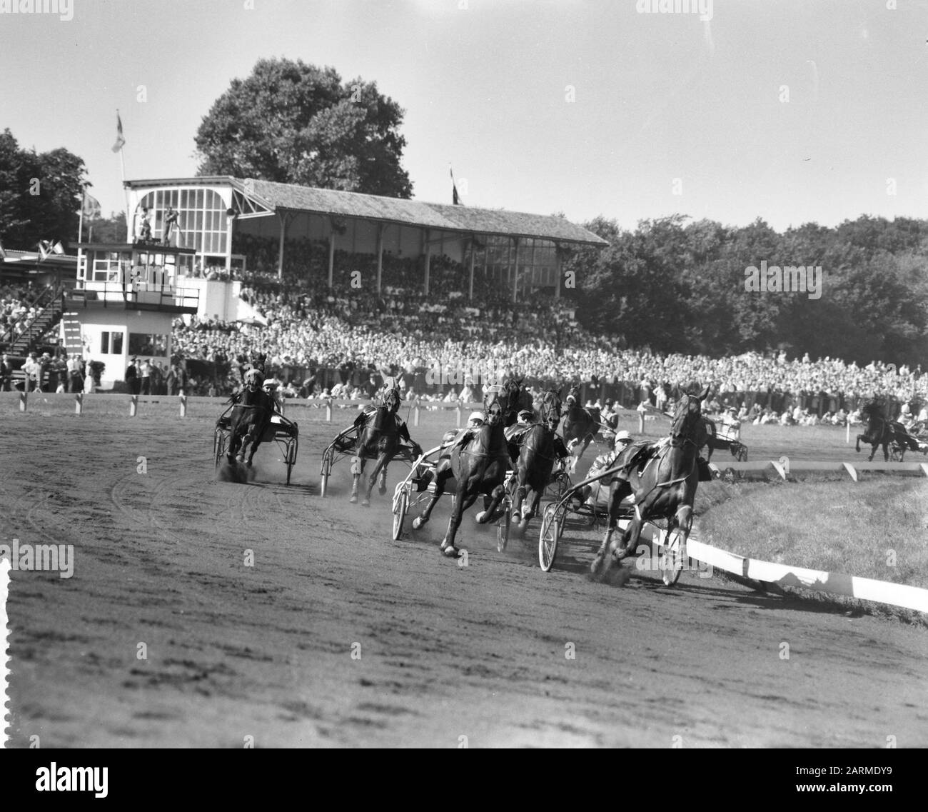Grand Prix Der Low Pays Date: 26 Juin 1960 Mots Clés: Trotting Nom Personnel: Grand Prix Der Low Pays Banque D'Images