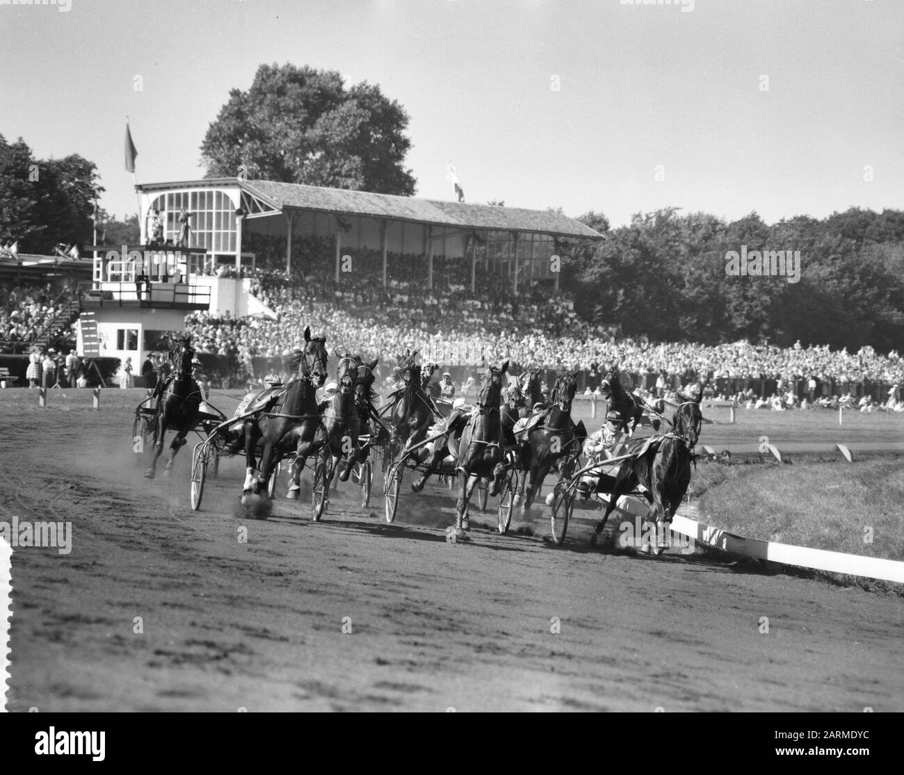 Grand Prix Der Low Pays Date: 26 Juin 1960 Mots Clés: Trotting Nom Personnel: Grand Prix Der Low Pays Banque D'Images