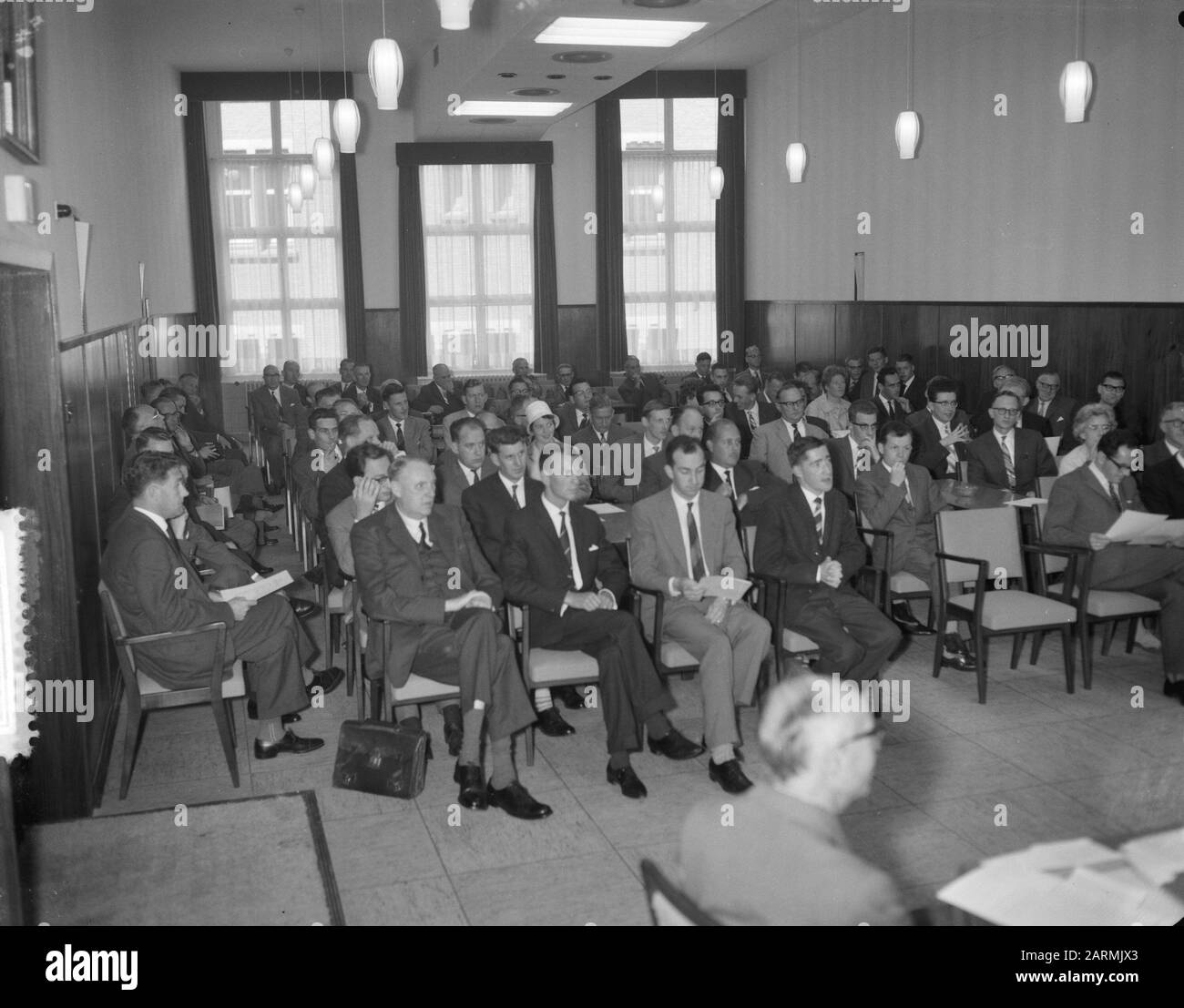 Fondation pour l'étude bancaire Koninginnegracht 101 Den Haag Date: 28 juillet 1961 mots clés: Fondations Banque D'Images