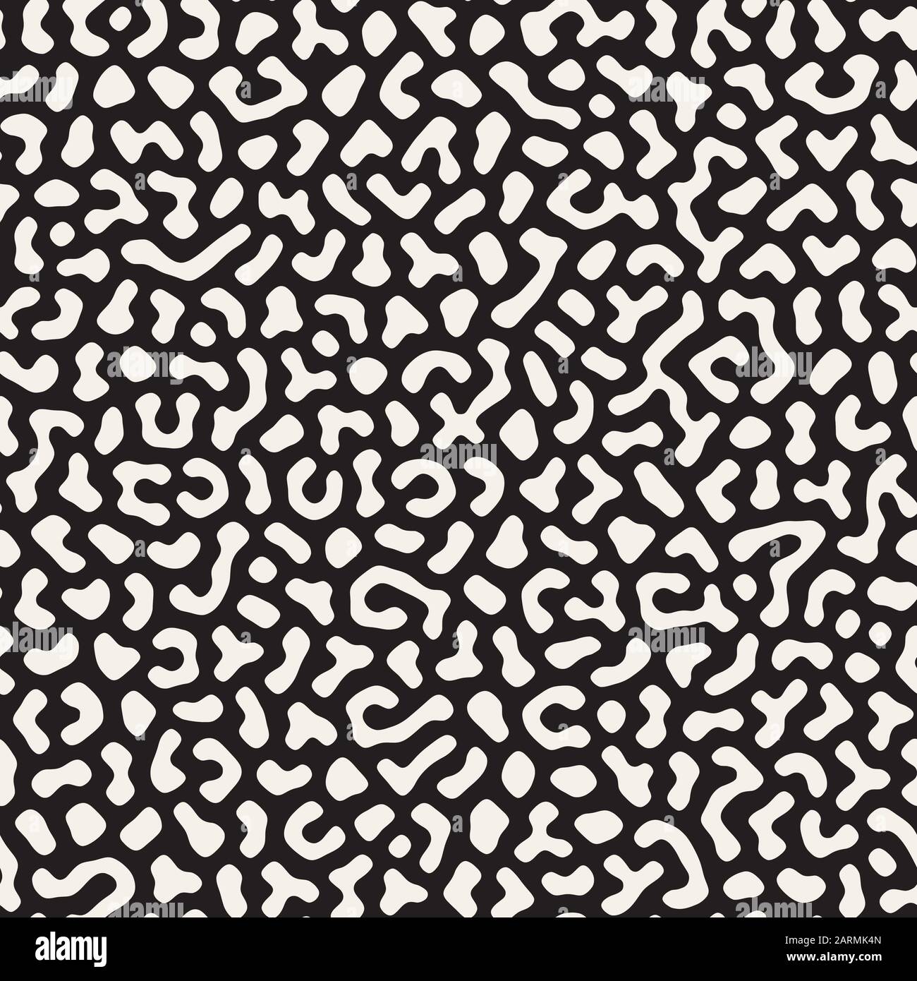 Vector pattern. transparente Des formes organiques monochrome de texture. Résumé fond arrondi élégant lignes malpropre. Illustration de Vecteur