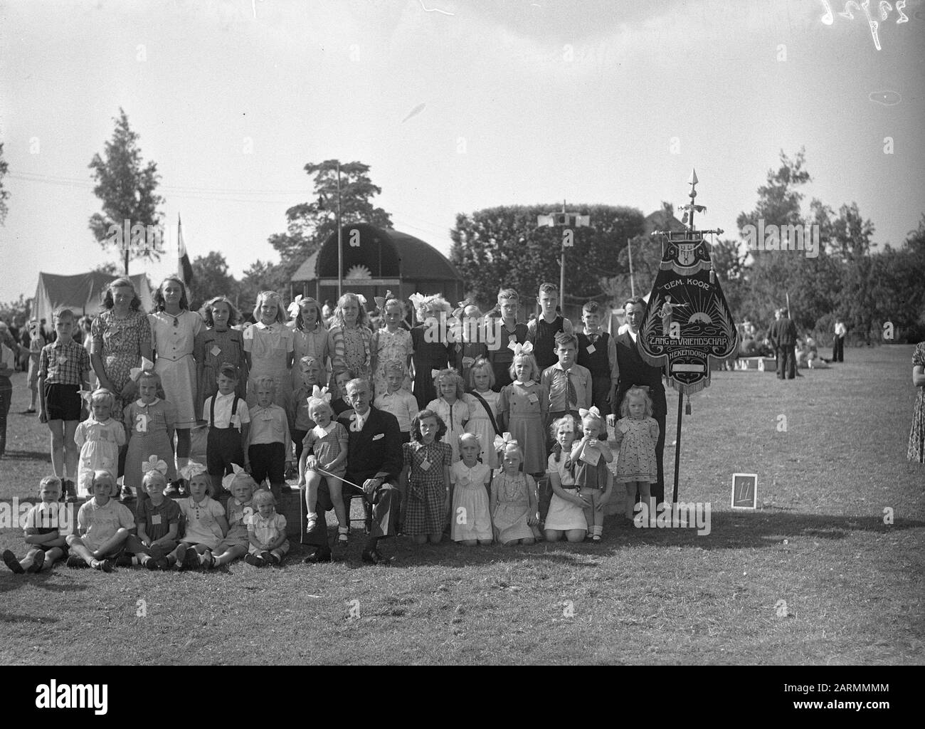 Hekerdorp, C. Vonk Kade 61 Date : 18 juillet 1947 Nom personnel : C. Spark Banque D'Images