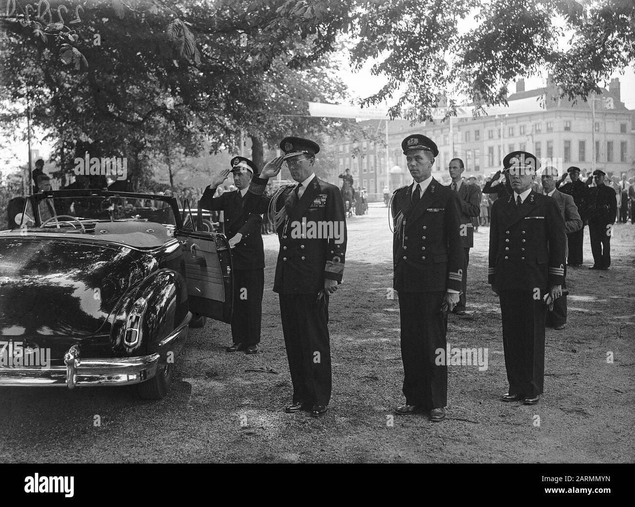 En jouant à l'hymne national Date: 24 juillet 1947 mots clés: Jouer, hymne Banque D'Images