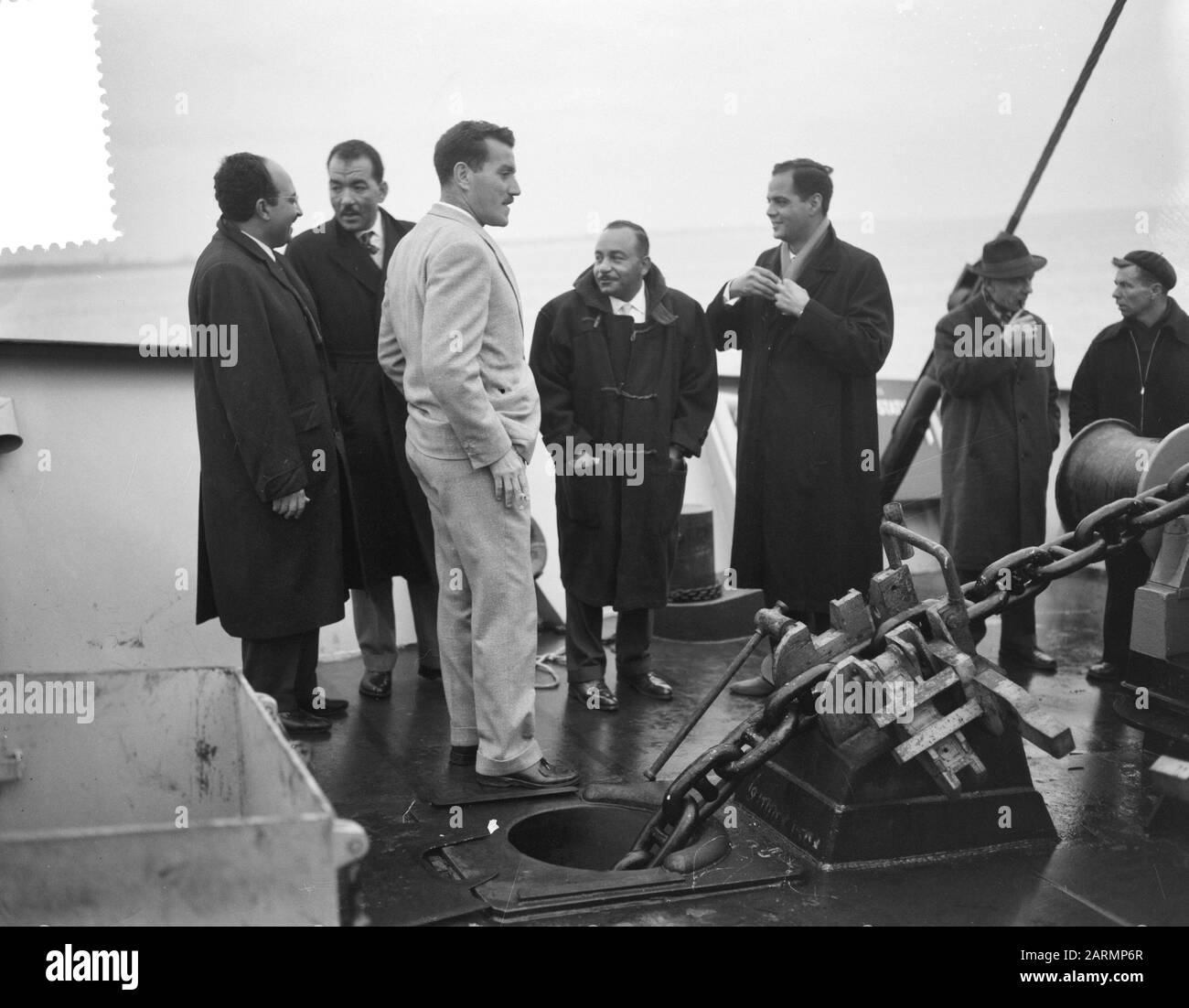 Affectation: Zaandlandse testvaart ms Aida III Date: 22 décembre 1961 mots clés: Ships Nom de l'institution: AIDA III Banque D'Images