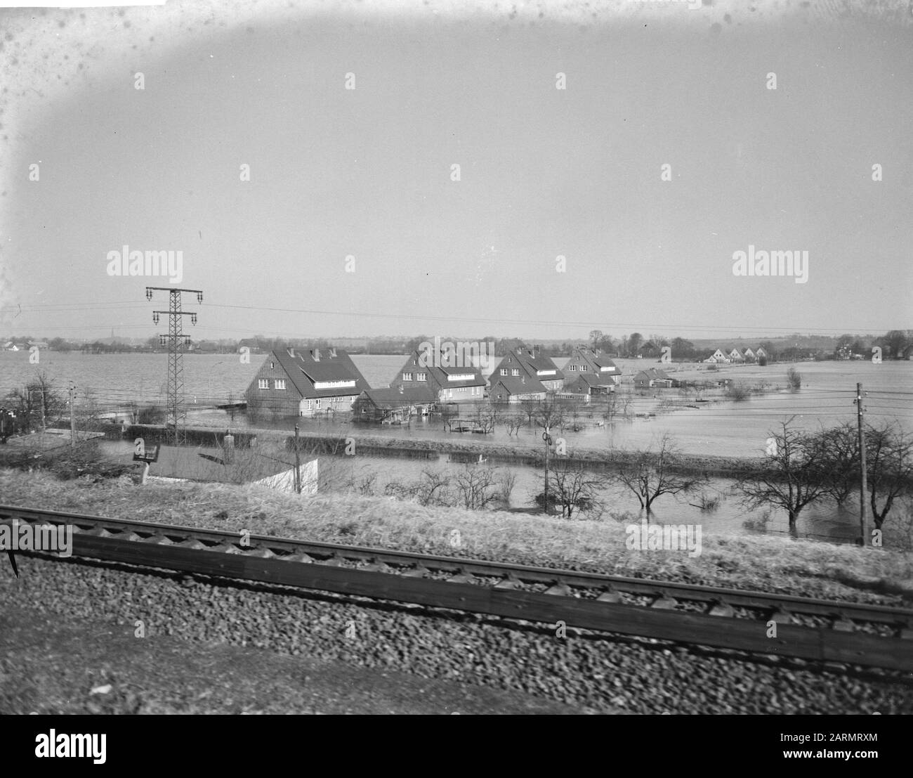 Watertramp Au Nw-Germany Date : Le 18 Février 1962 Lieu : Allemagne Mots Clés : Catastrophes Naturelles Banque D'Images
