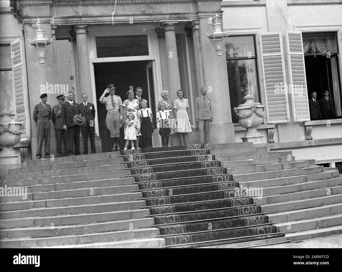 Ruiterfeest Princesses À Cheval Date: 19 Septembre 1947 Mots Clés: Princesses Banque D'Images