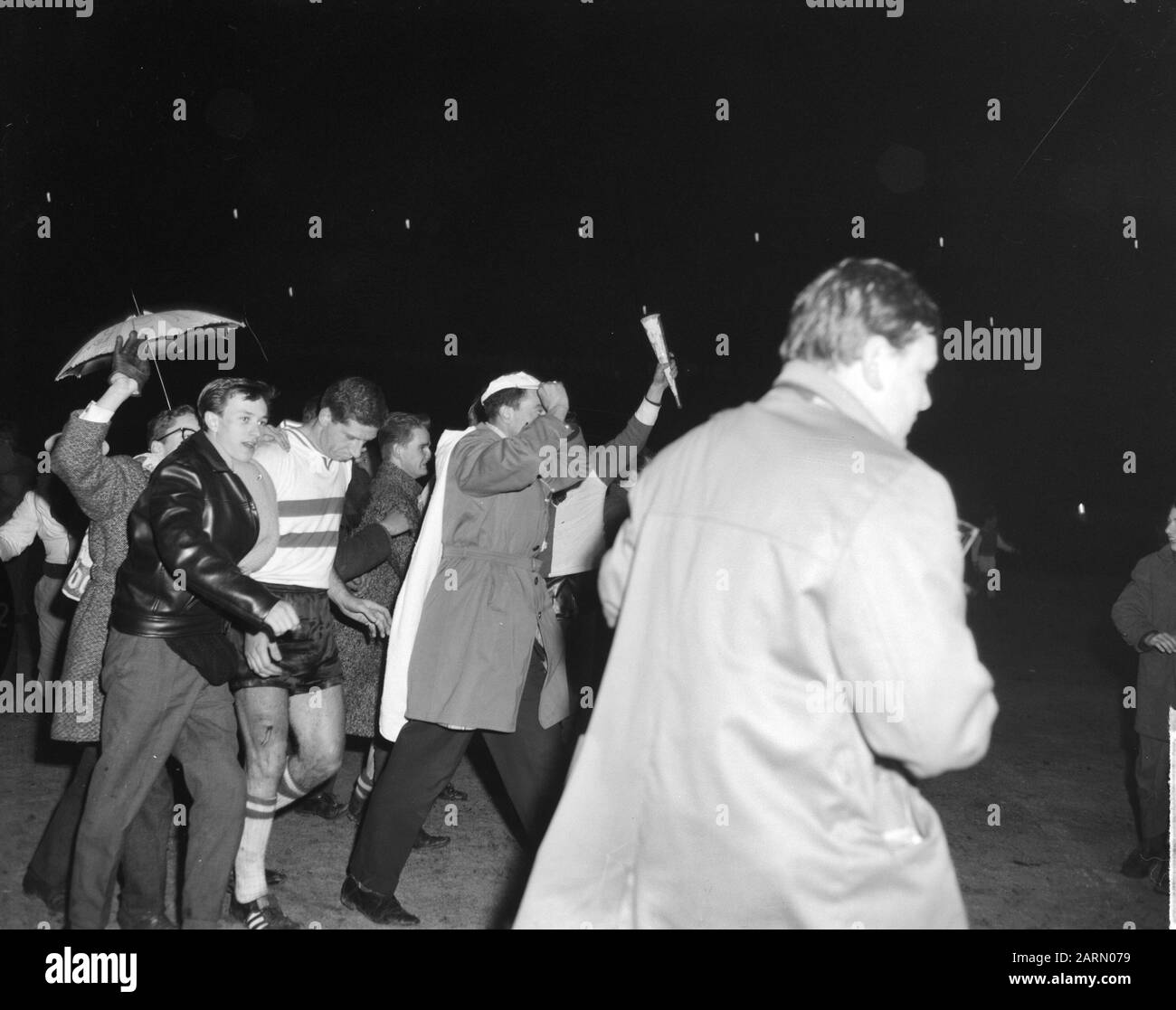 Coupe Europa 1. Feyenoord contre Reims 1-1. Nom de l'institution: Feyenoord Banque D'Images