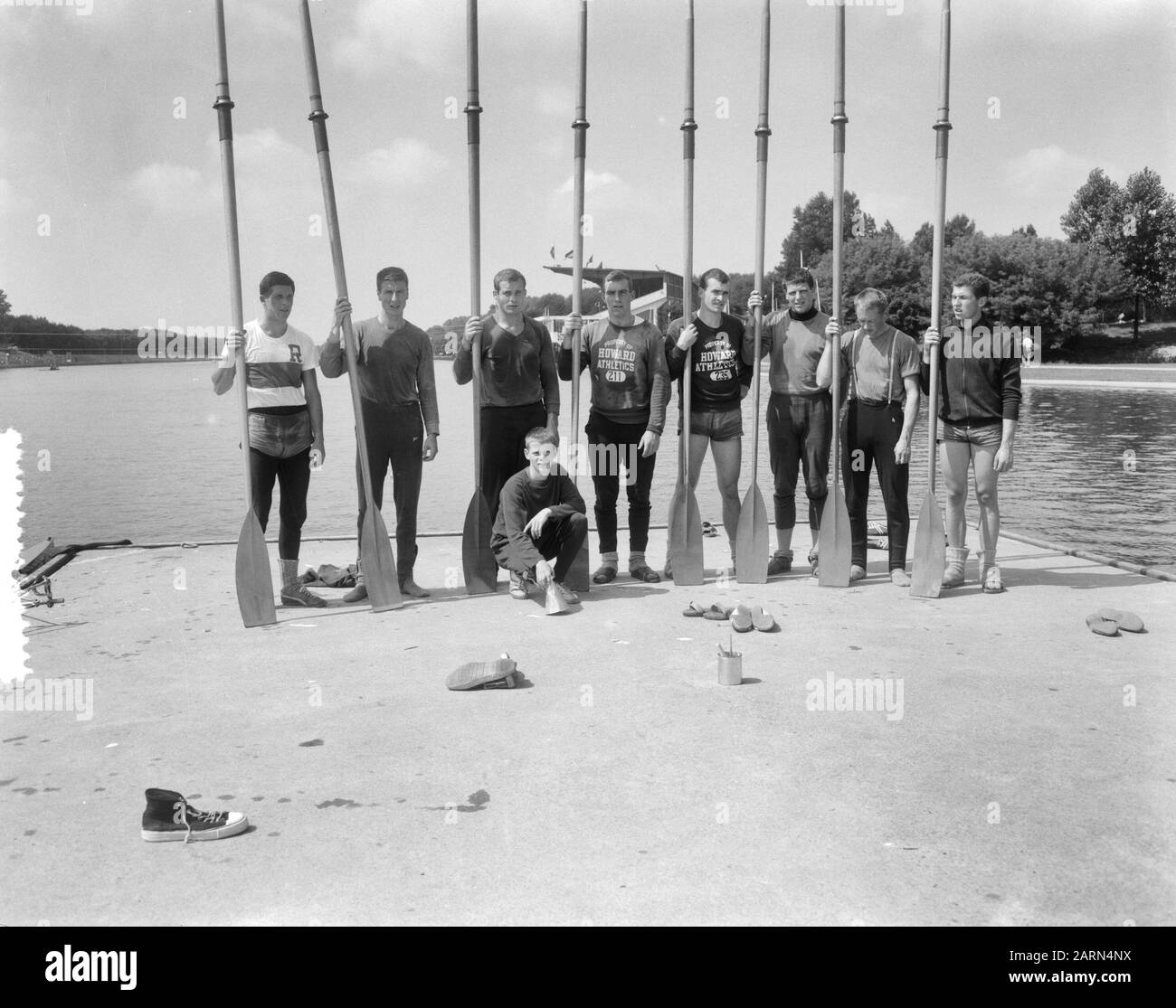Formation Championnats Européens D'Aviron Date : 4 Août 1964 Mots Clés : Aviron, Championnats Banque D'Images