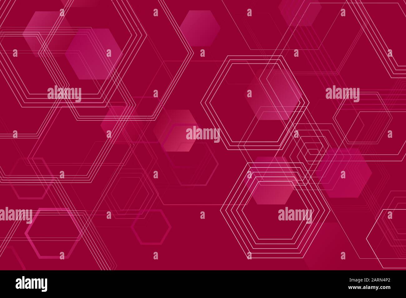 Gradient HEXAGON web background - chaotique abstrait moderne vecteur graphique design avec des polygones hexagonaux Illustration de Vecteur
