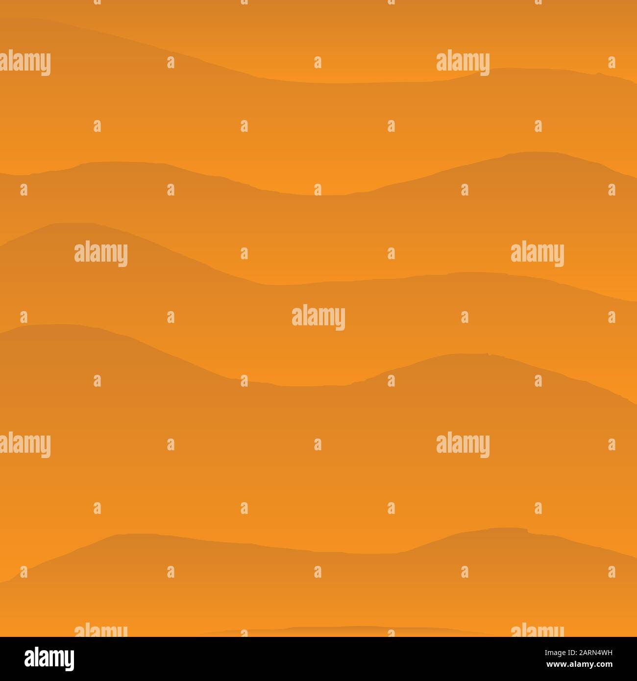 Un fond de dunes de sable désertiques délavées d'orange Illustration de Vecteur