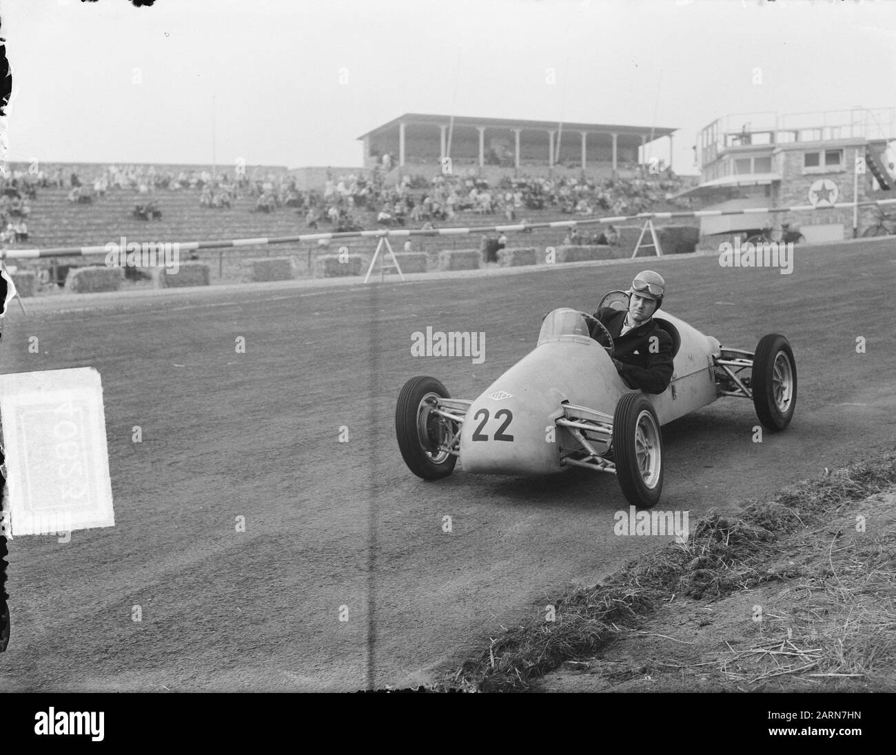 Training Grand Prix des Pays-Bas 500 cc cars M. Flinema Date: 21 juillet 1950 mots clés: Racing cars, training Nom personnel: M. Flintoma Banque D'Images