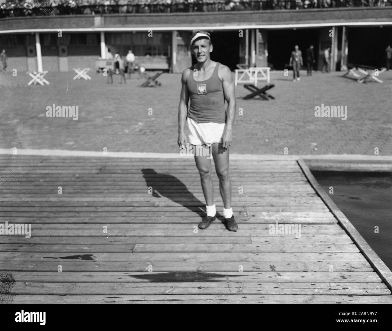 Championnats d'aviron européens hommes, photos d'équipe pour les matchs, divers participants Date : 26 août 1954 mots clés : labour, Championnats d'aviron, participants Banque D'Images