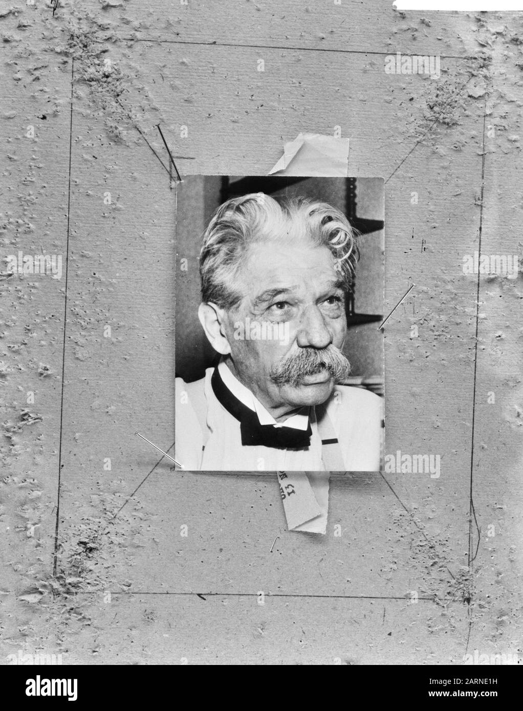 Dr Albert Schweitzer Date : 1er Septembre 1965 Nom Personnel : Dr Albert Schweitzer Banque D'Images