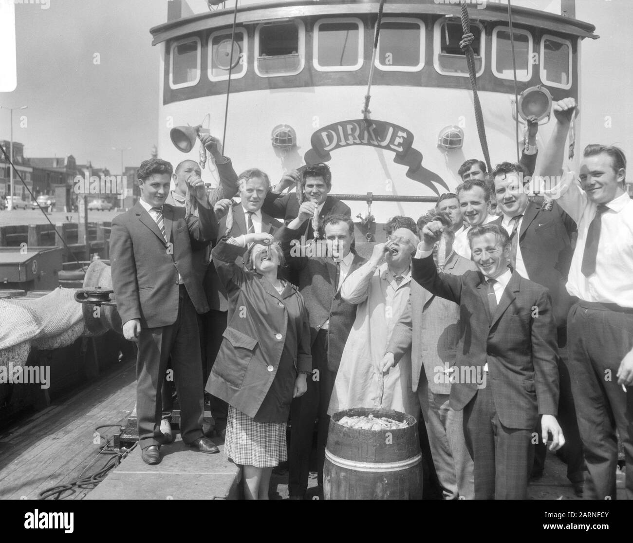 Premier nouveau néerlandais à IJmuiden Date : 28 mai 1966 lieu : IJmuiden Banque D'Images