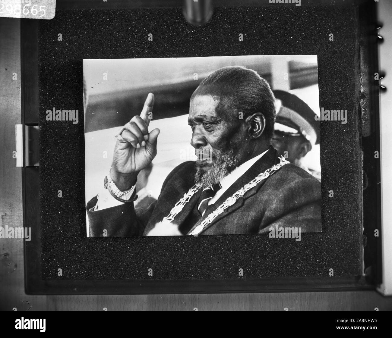 Jono Kenyatte, Président Kenya Date : 22 Août 1978 Lieu : Kenya Mots Clés : Présidents Banque D'Images