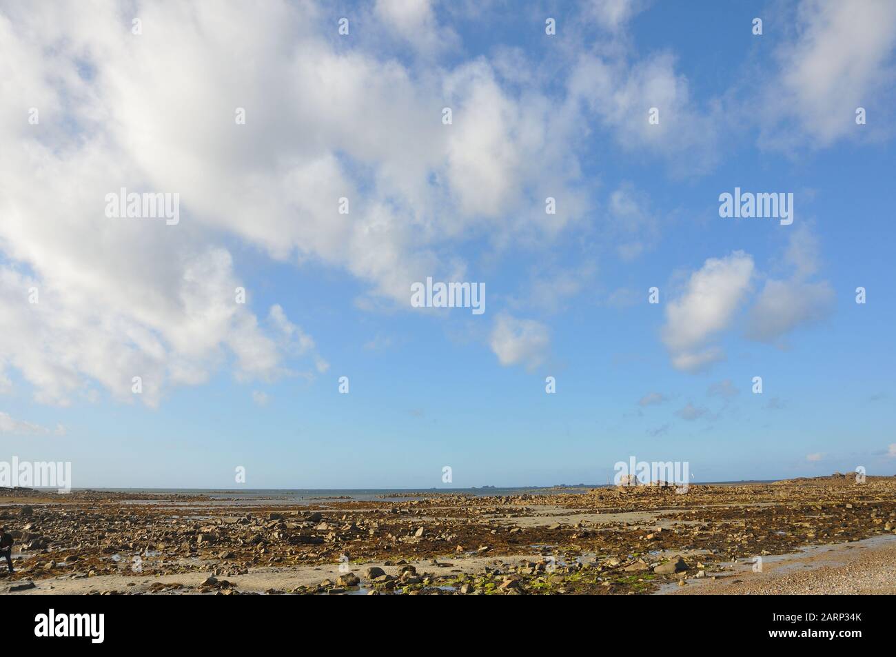 Découverte de la côte Bretagne, sillon de Talbert. Belle région de France Banque D'Images