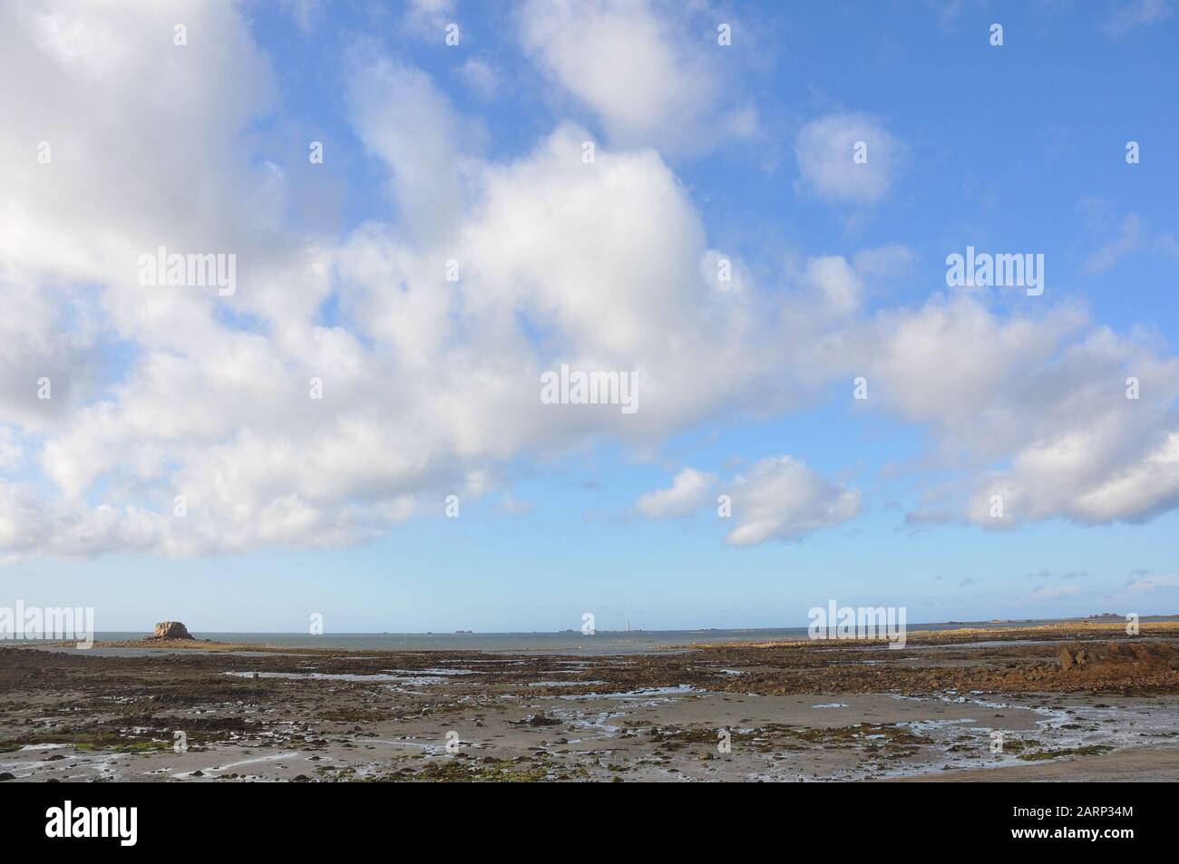 Découverte de la côte Bretagne, sillon de Talbert. Belle région de France Banque D'Images