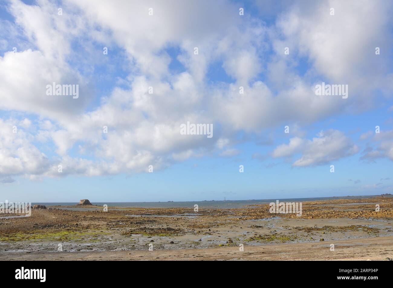 Découverte de la côte Bretagne, sillon de Talbert. Belle région de France Banque D'Images