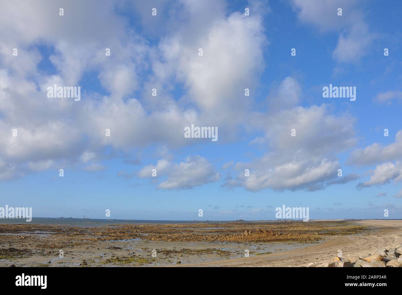 Découverte de la côte Bretagne, sillon de Talbert. Belle région de France Banque D'Images