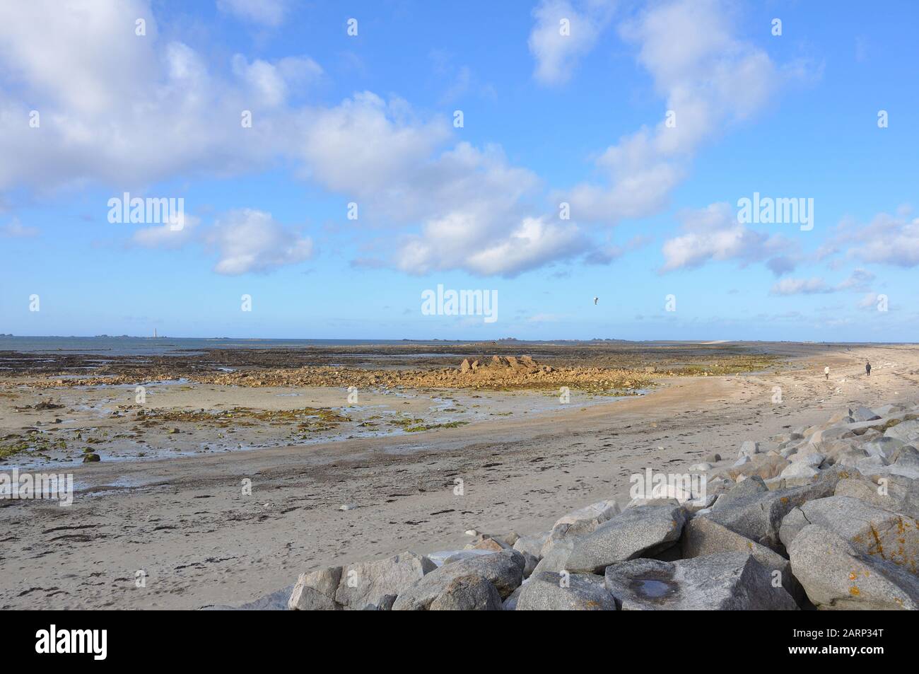 Découverte de la côte Bretagne, sillon de Talbert. Belle région de France Banque D'Images