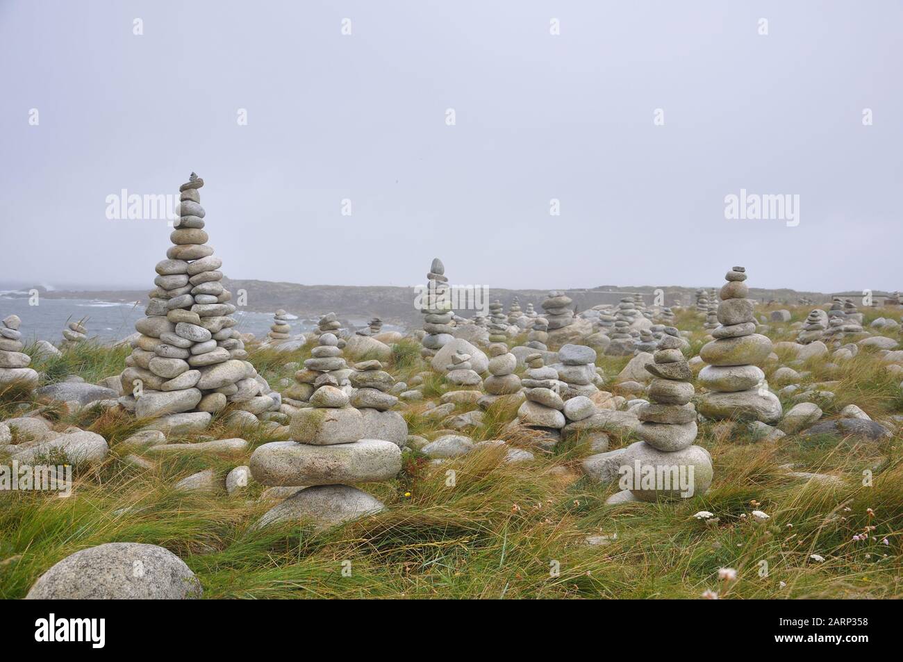 Découverte de la côte Bretagne, sillon de Talbert. Belle région de France Banque D'Images