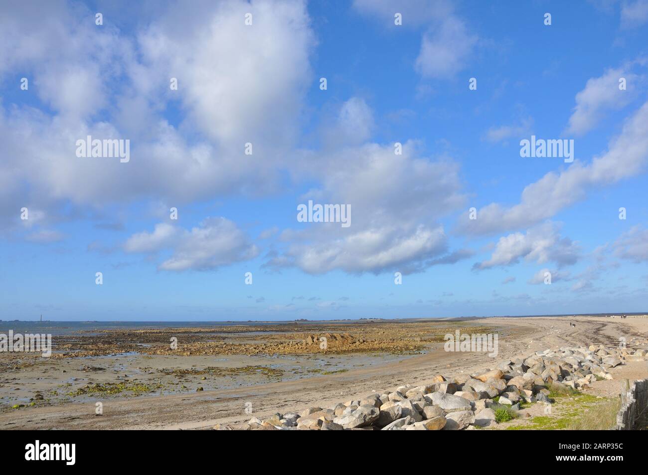 Découverte de la côte Bretagne, sillon de Talbert. Belle région de France Banque D'Images