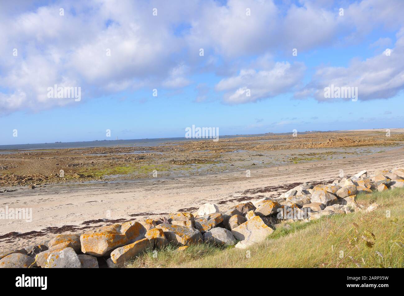 Découverte de la côte Bretagne, sillon de Talbert. Belle région de France Banque D'Images