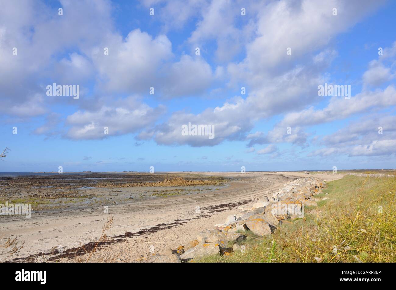 Découverte de la côte Bretagne, sillon de Talbert. Belle région de France Banque D'Images