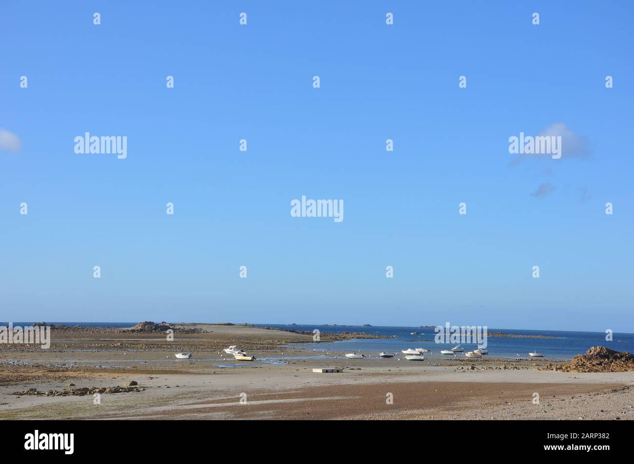 Découverte de la côte Bretagne, sillon de Talbert. Belle région de France Banque D'Images