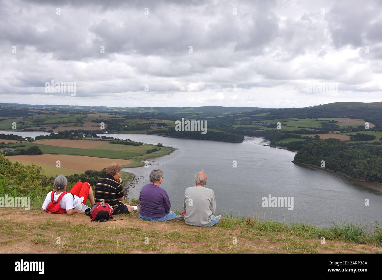 Découverte de la côte Bretagne, sillon de Talbert. Belle région de France Banque D'Images