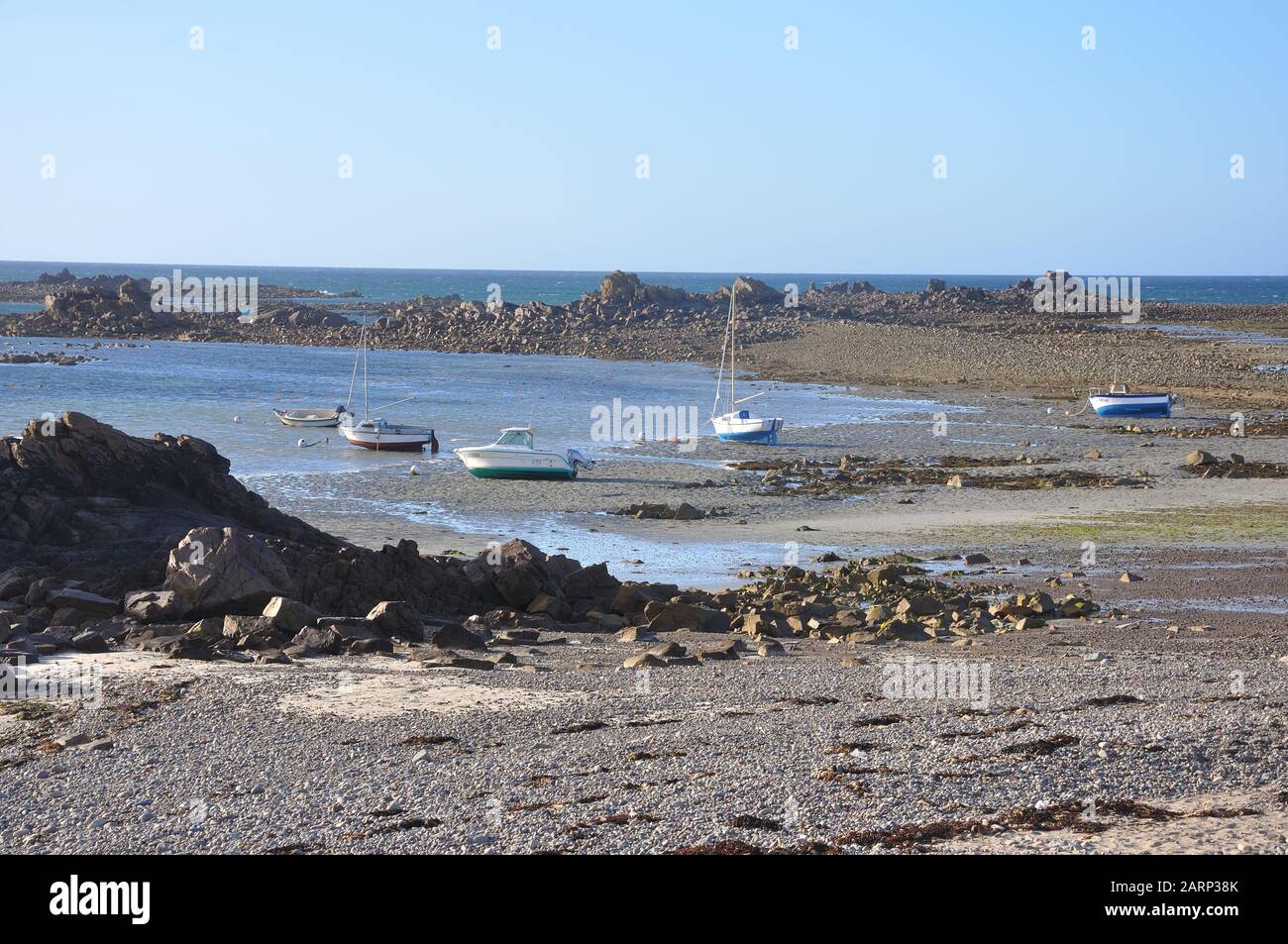Découverte de la côte Bretagne, sillon de Talbert. Belle région de France Banque D'Images