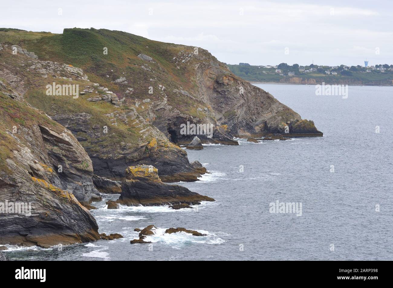 Découverte de la côte Bretagne, sillon de Talbert. Belle région de France Banque D'Images