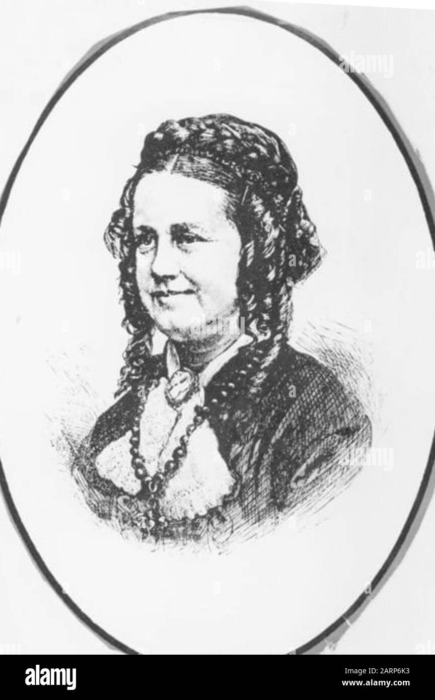 Lydia FOWLER (1823-1879), médecin Et professeur De médecine américain Pionnier Banque D'Images