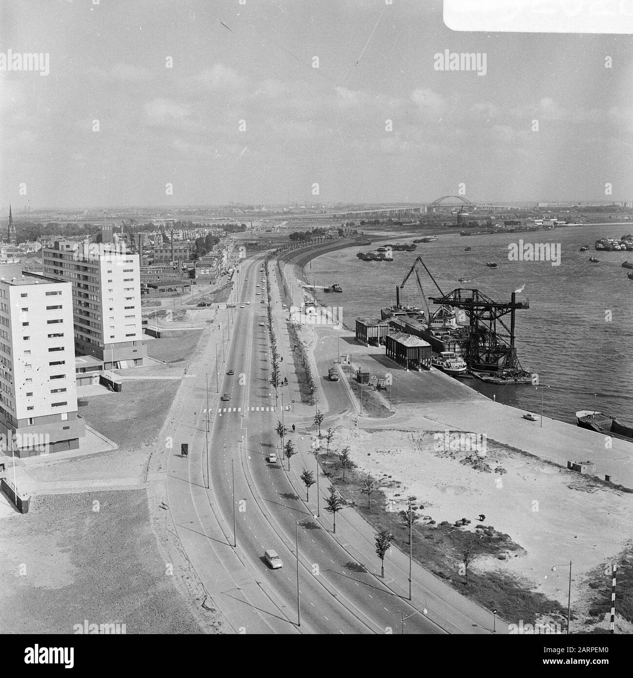 Port Rotterdam Date : 28 Mai 1966 Lieu : Rotterdam, Zuid-Holland Mots Clés : Ports Banque D'Images