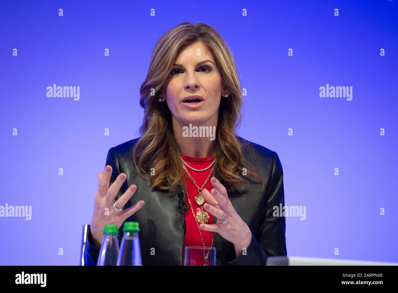 Walldorf, Allemagne. 28 janvier 2020. Jennifer MORGAN, porte-parole de co-direction (co-PDG) Conférence de presse annuelle de SAP AG à Walldorf, 28 janvier 2020. | utilisation dans le monde crédit: DPA/Alay Live News Banque D'Images