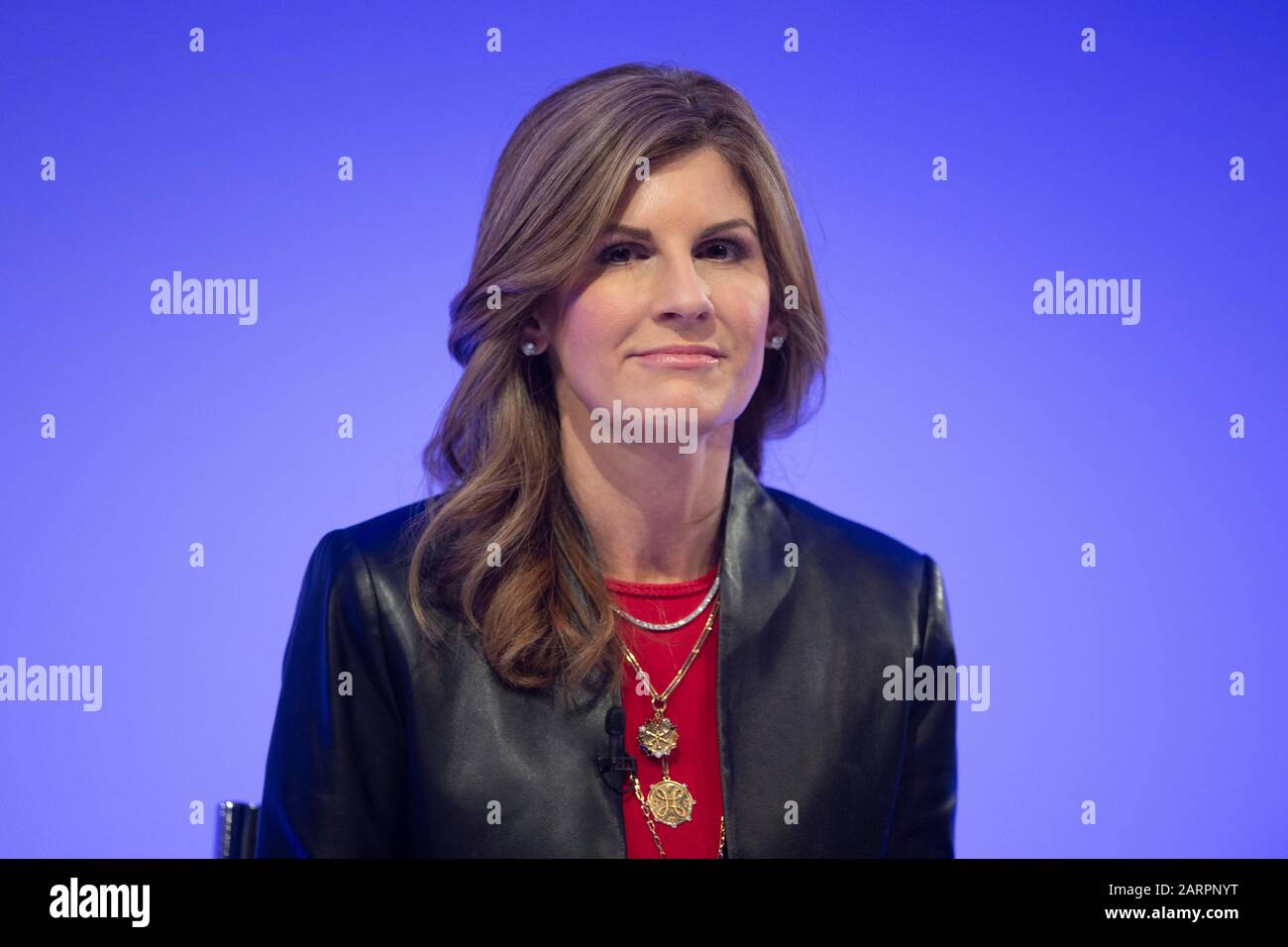 Walldorf, Allemagne. 28 janvier 2020. Jennifer MORGAN, porte-parole de co-direction (co-PDG) Conférence de presse annuelle de SAP AG à Walldorf, 28 janvier 2020. | utilisation dans le monde crédit: DPA/Alay Live News Banque D'Images