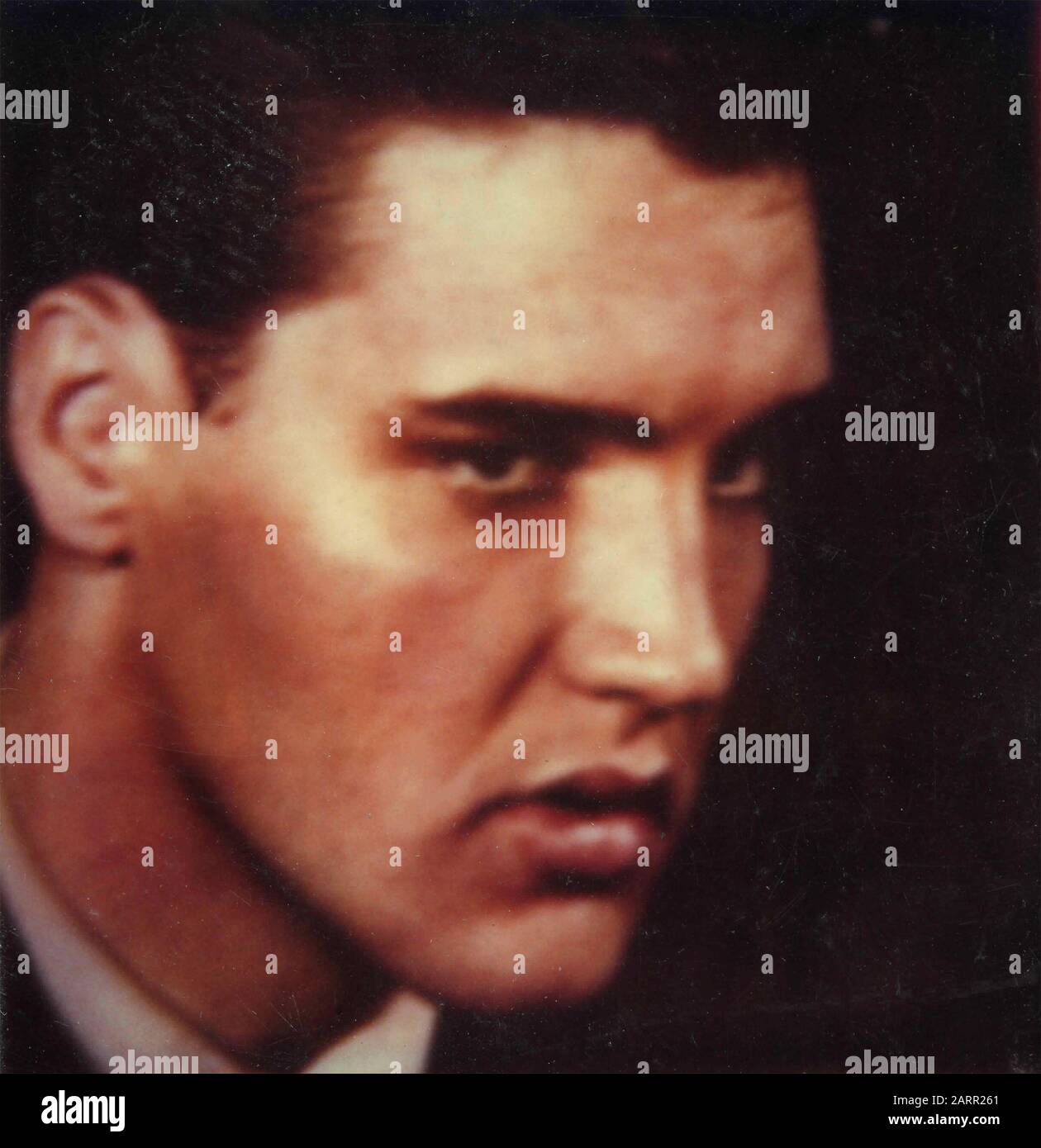 Chanteur et acteur américain Elvis Presley, États-Unis, années 1950 Banque D'Images