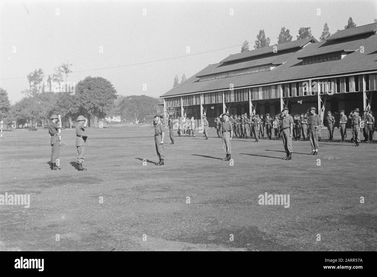 Prix Lion Bronze À La Cérémonie Du Prix Du Capitaine Marijs Date : Juillet 1947 Lieu : Indonésie, Antilles Néerlandaises De L'Est Banque D'Images