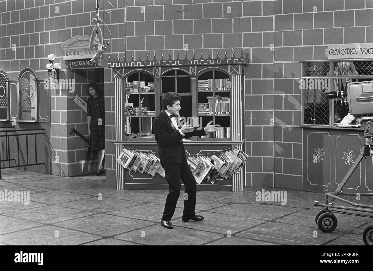 Rudy Carrellshow Date: 16 Novembre 1962 Nom De La Personne: Rudy Carrell Banque D'Images