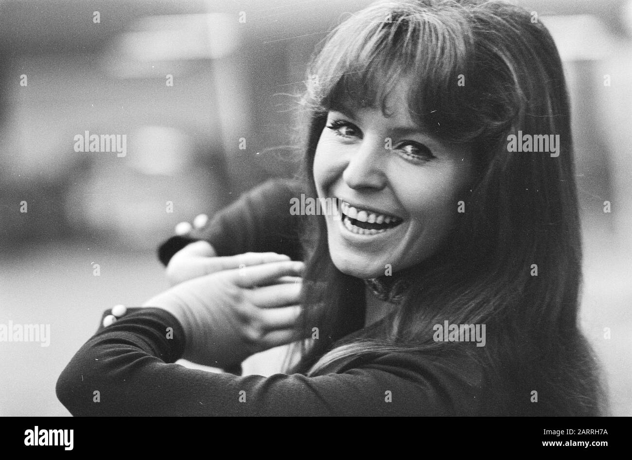 Schlagerzsinger Manuela (Allemagne) À Esso Motor Hotel, Amsterdam Date : 15 Janvier 1971 Lieu : Amsterdam, Noord-Holland Mots Clés : Chanteuses Nom Personnel : Esso Motor Hotel Banque D'Images