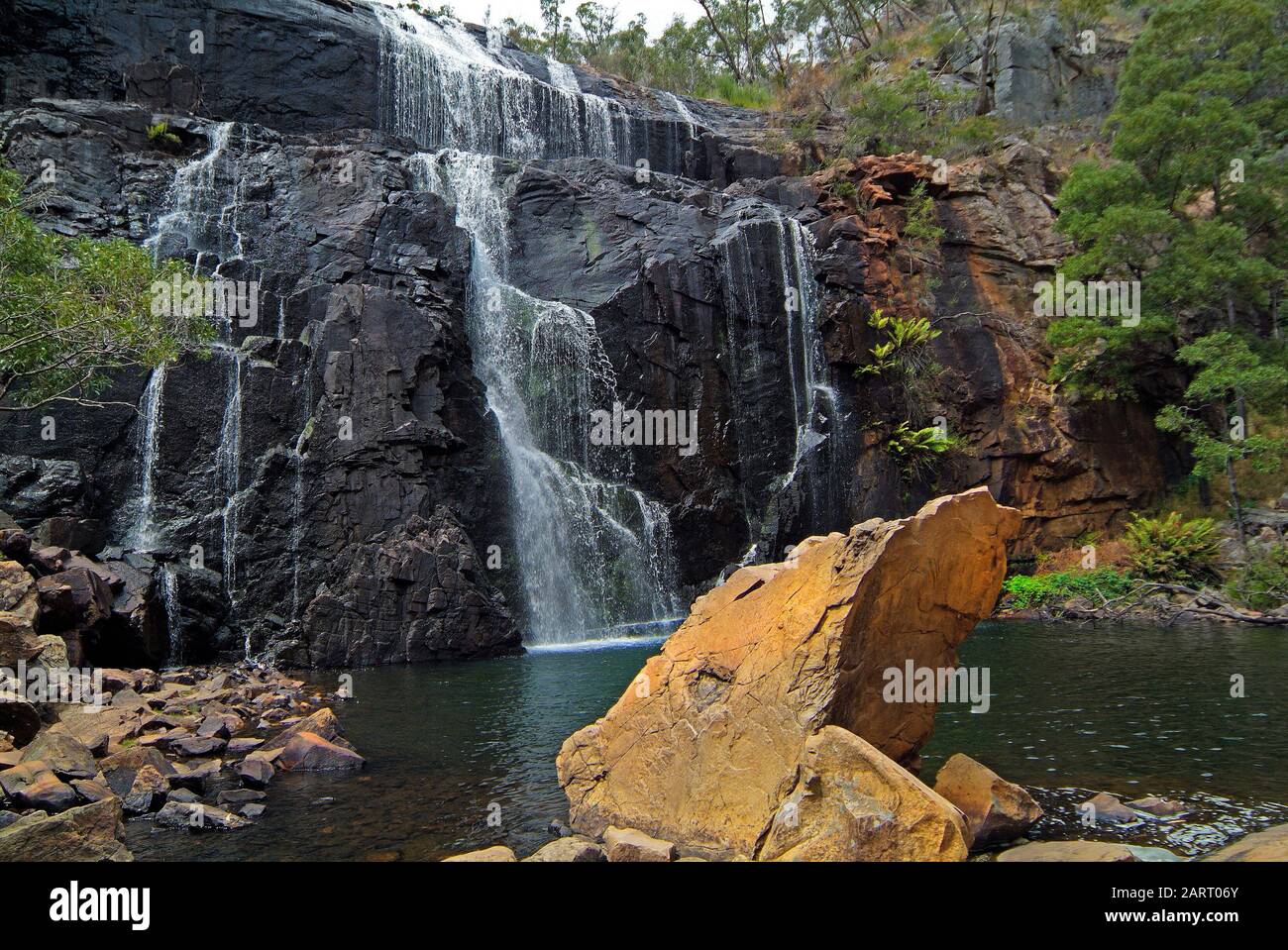 Australie, Chutes Mackenzie Dans Le Parc National Des Grampians, Victoria Banque D'Images