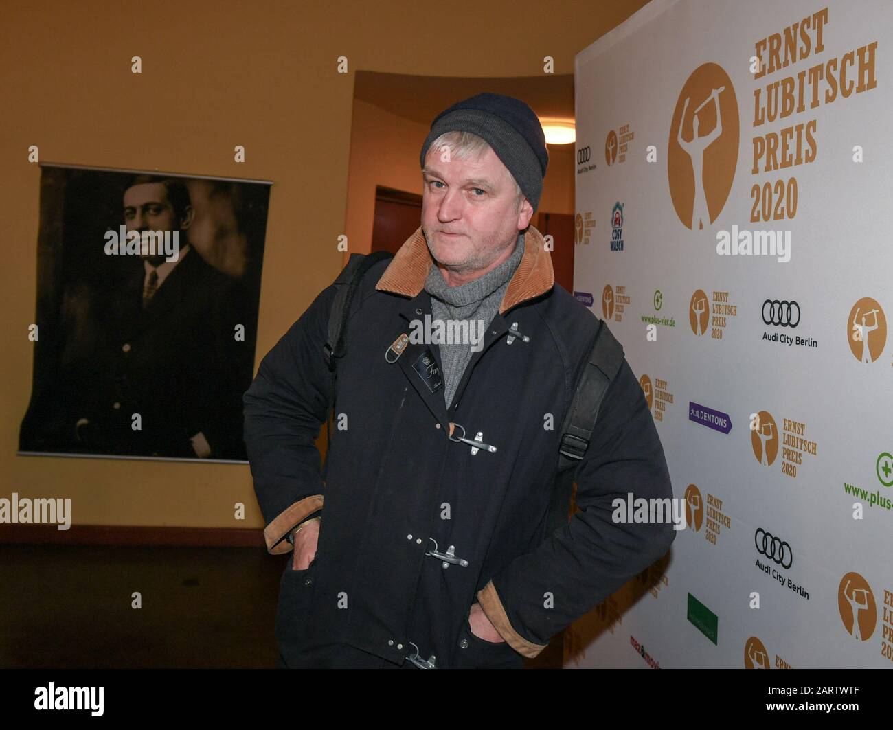 Berlin, Allemagne. 29 janvier 2020. Detlef Buck vient au cinéma Babylone pour recevoir le prix Ernst Lubitsch. Le Club des journalistes du film Berlin honore traditionnellement les meilleures performances comédiques d'un film de cinéma de langue allemande le 29 janvier, l'anniversaire d'Ernst Lubitsch. Crédit: Jens Kalaene/Dpa-Zentralbild/Dpa/Alay Live News Banque D'Images