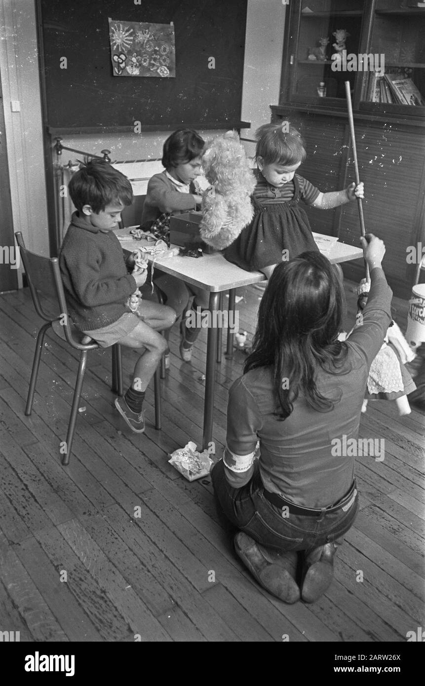 Grèves En France Date: 21 Mai 1968 Lieu: France Mots Clés: Grèves, Crèches Banque D'Images