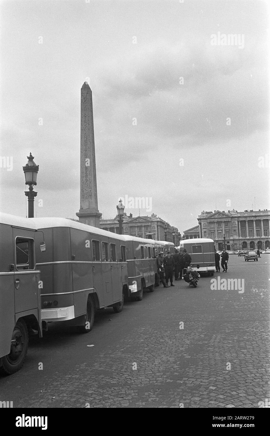 Grèves En France Date: 21 Mai 1968 Lieu: France Mots Clés: Grèves Banque D'Images