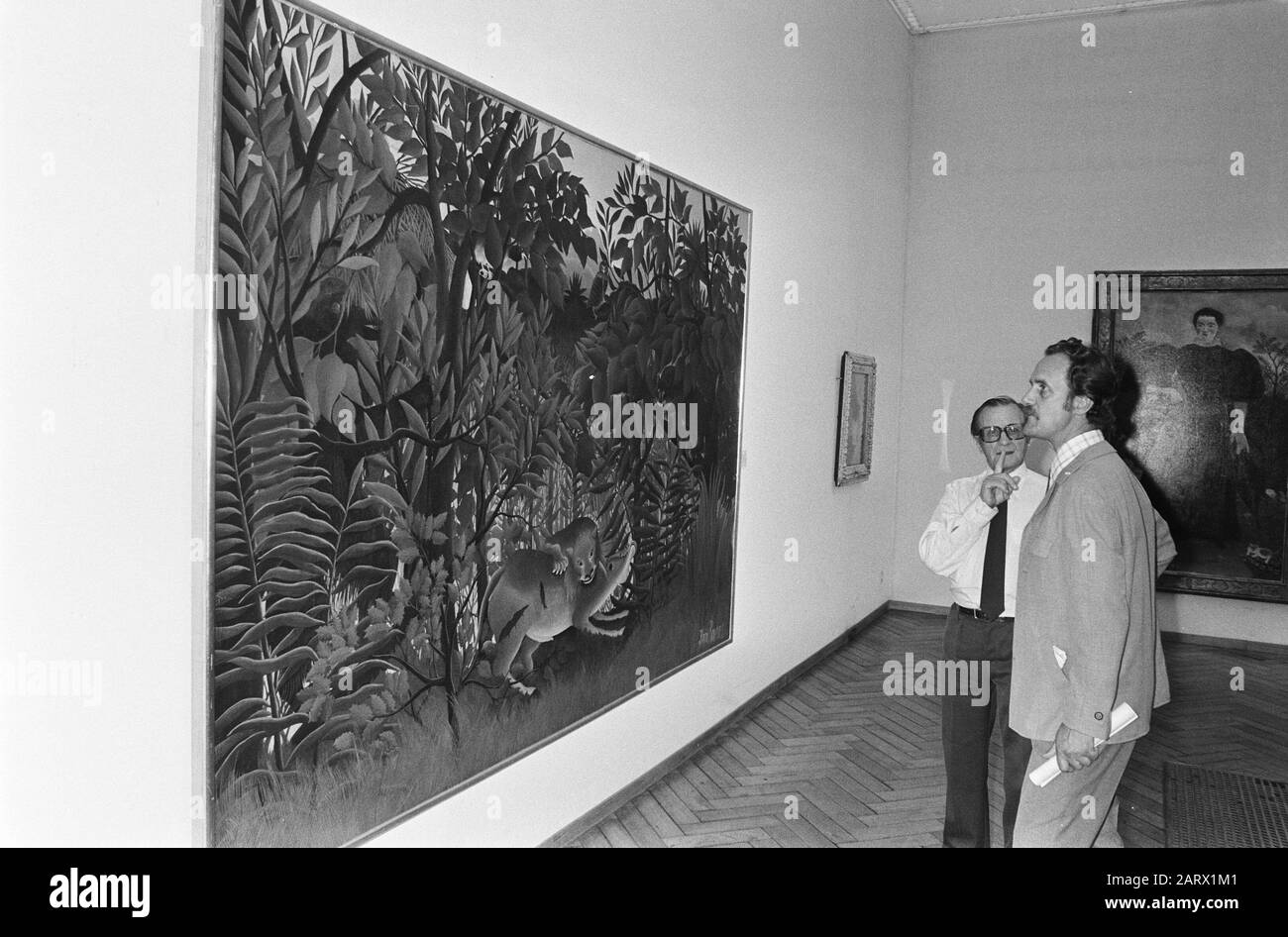 Exposition The Big Naieven In Stedelijk Museum Amsterdam Date : 22 Août 1974 Lieu : Amsterdam, Noord-Holland Mots Clés : Musées, Expositions Banque D'Images