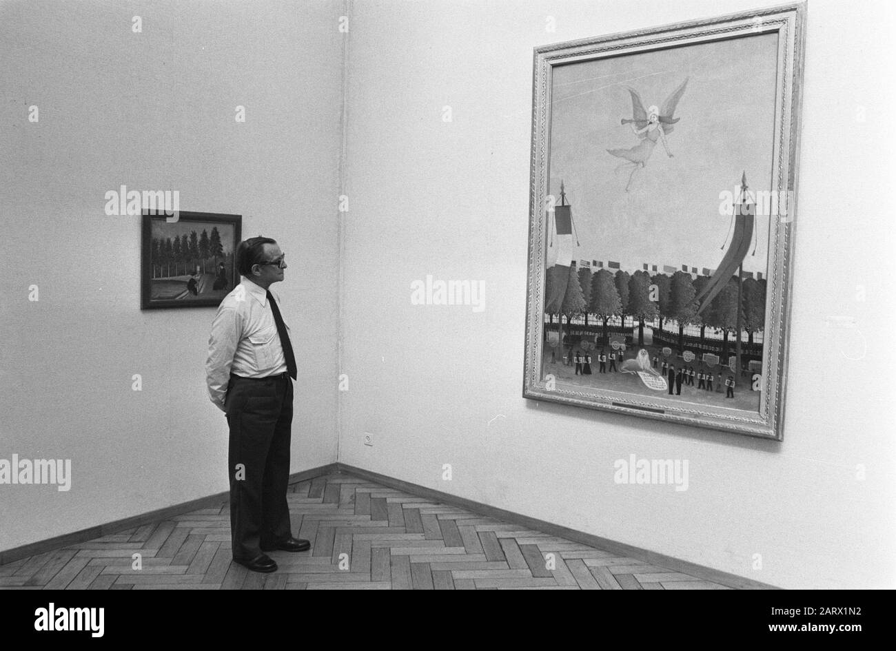 Exposition The Big Naieven In Stedelijk Museum Amsterdam Date : 22 Août 1974 Lieu : Amsterdam, Noord-Holland Mots Clés : Musées, Expositions Banque D'Images