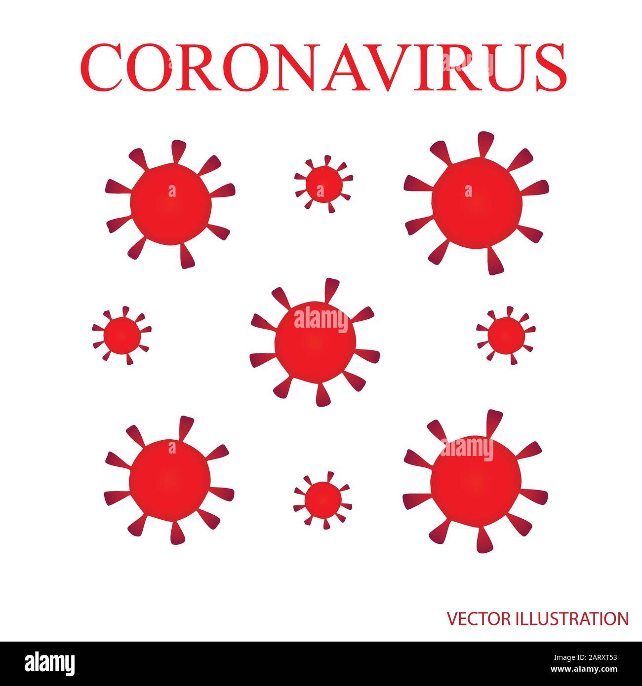 Coronavirus en Chine. Quarantaine. Coronavirus 2019 éclosion d'une nouvelle grippe. Illustration vectorielle. Illustration de Vecteur