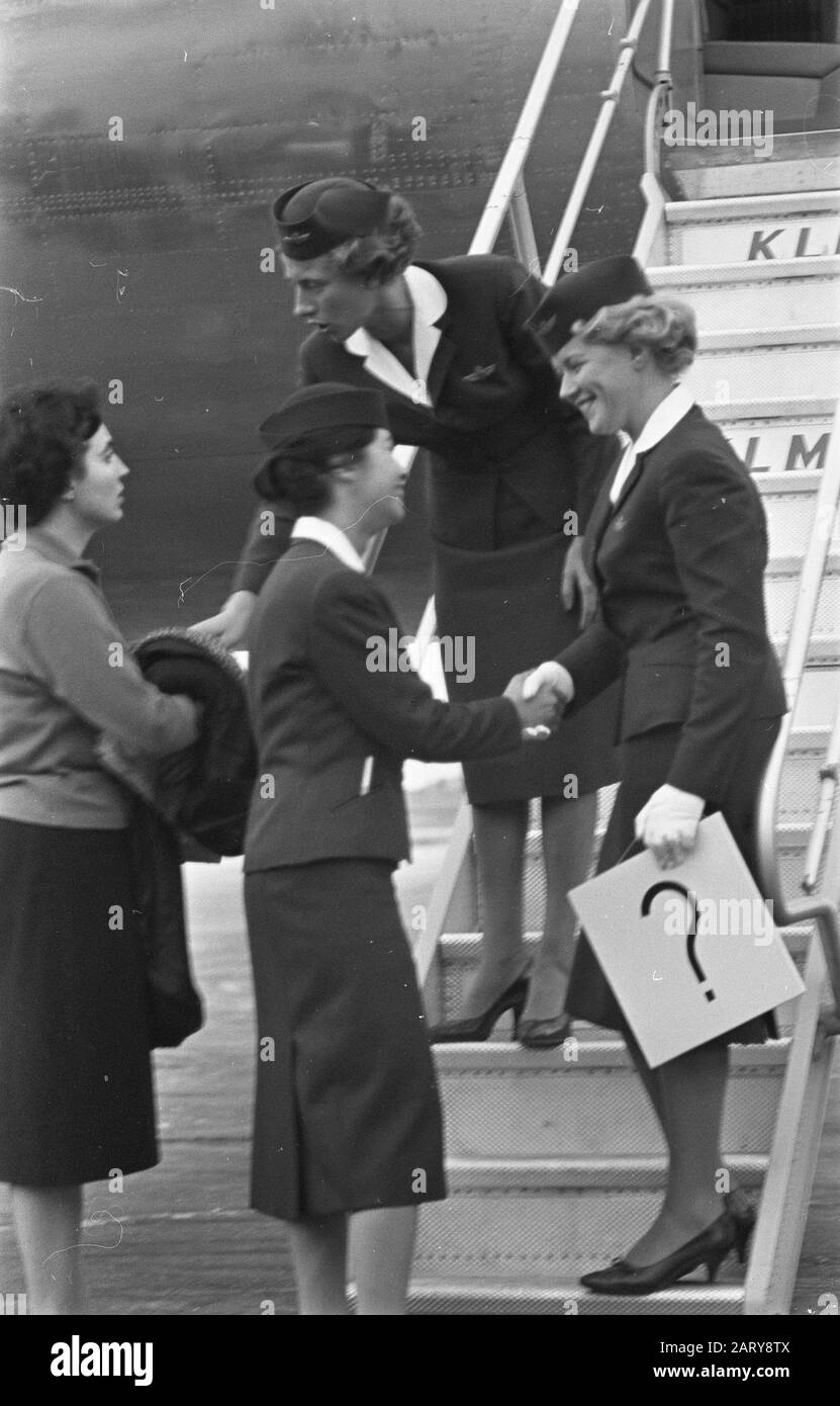 Question Mark Flight Lockheed Electra À Istanbul Date : 29 Octobre 1959 Lieu : Istanbul Mots Clés : Villes Paramètres Nom : Lockheed Electra Banque D'Images