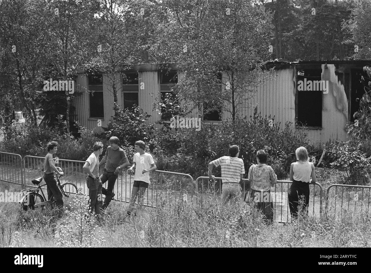 Burnt Willem Arntzhoeve à Den Dolder (six enfants ont perdu la vie) Date : 13 juillet 1982 lieu : den Dolder mots clés : Burning Banque D'Images